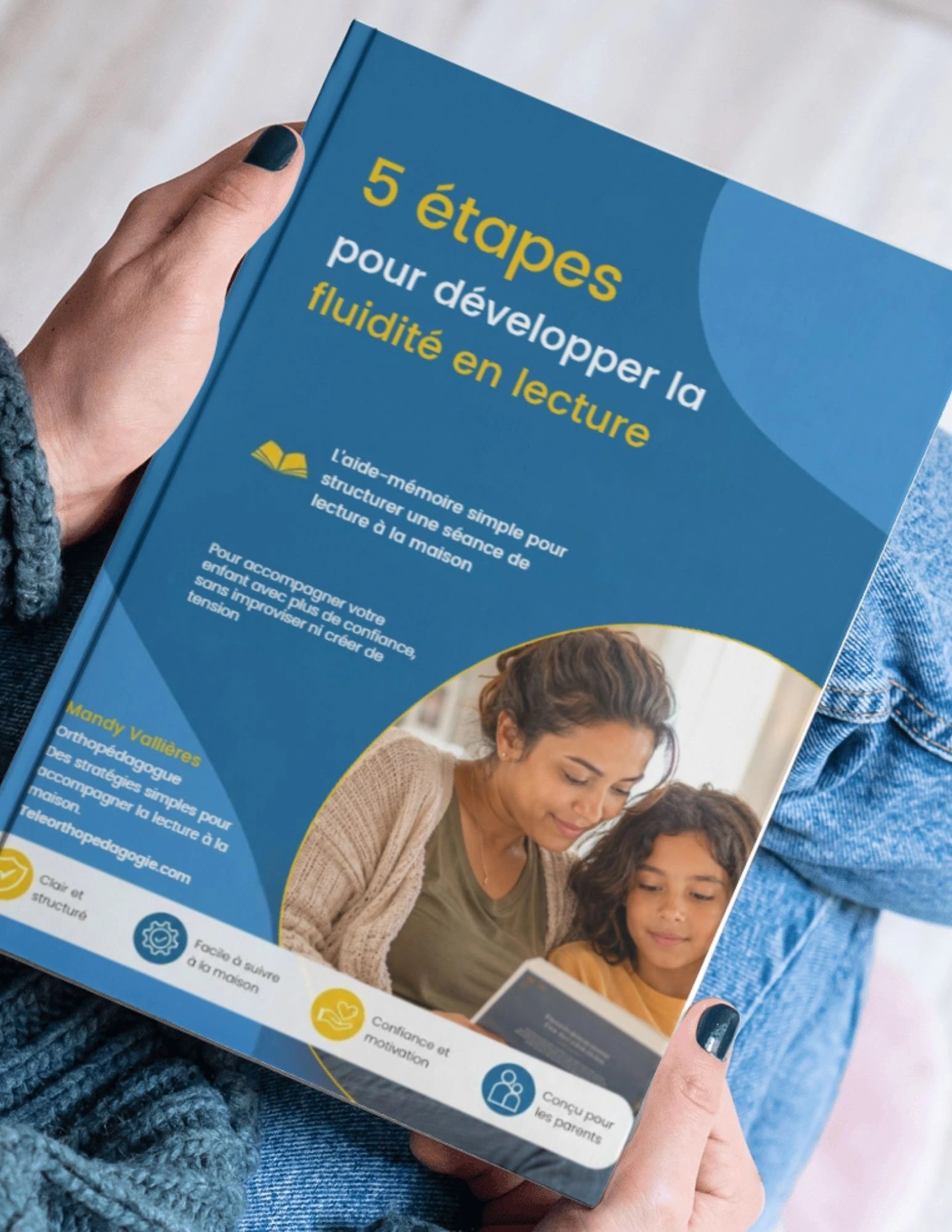 Aperçu du guide gratuit 5 étapes pour développer la fluidité en lecture